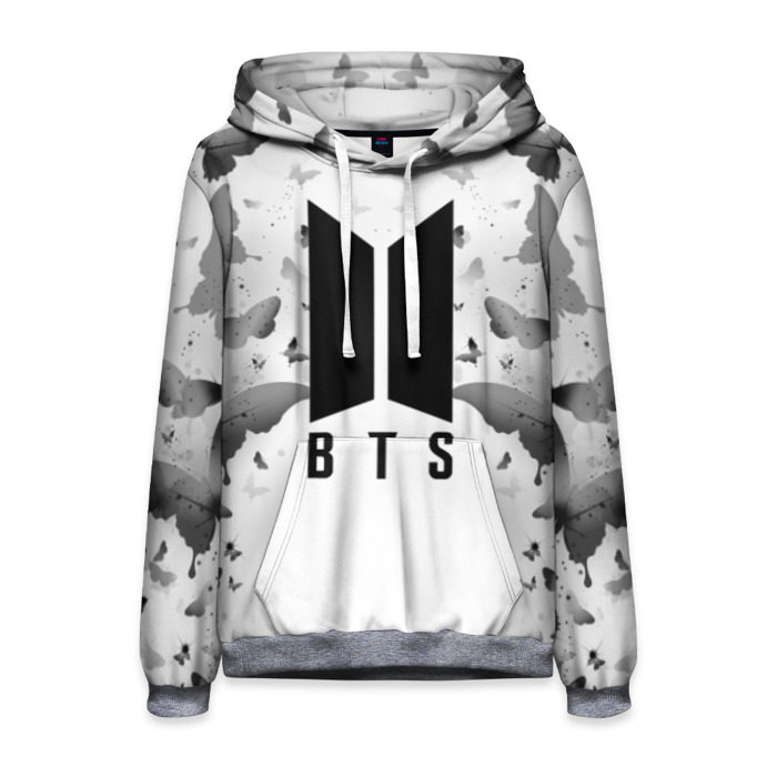 Мужская толстовка 3D BTS BUTTERFLIES фото