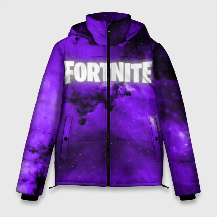 Мужская зимняя куртка 3D FORTNITE SPACE фото