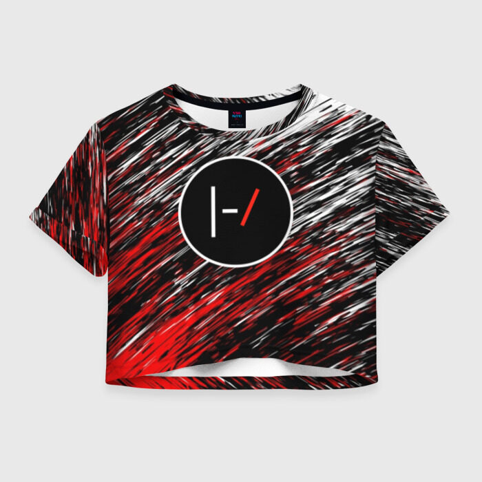 Женская футболка Cropp-top TWENTY ONE PILOTS фото