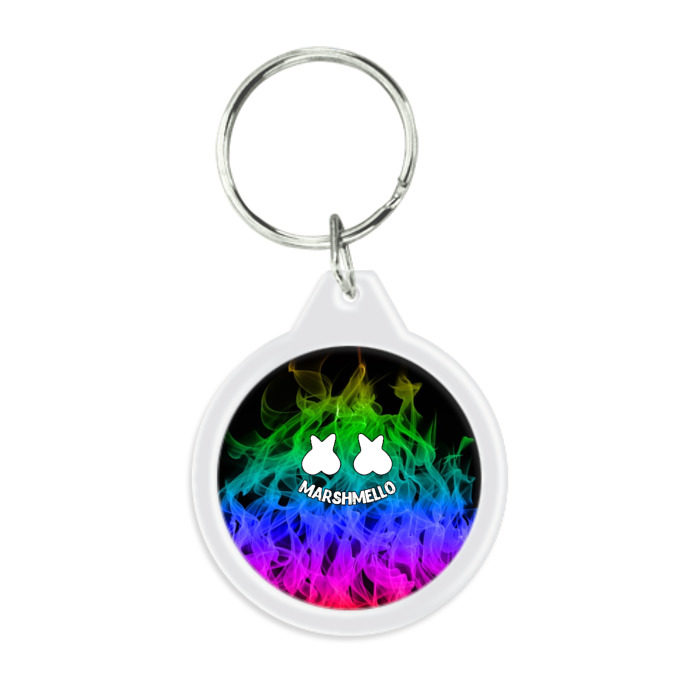 Брелок круглый Marshmello фото