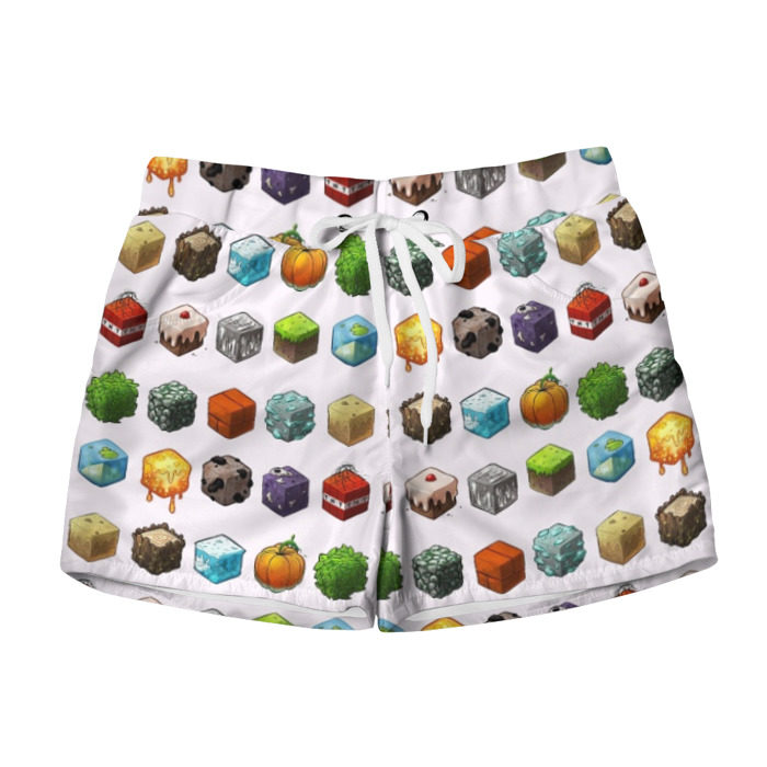 Женские шорты 3D Minecraft фото