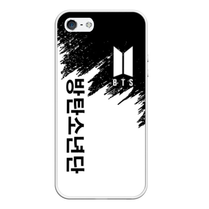 Чехол для iPhone 5/5S матовый BTS фото