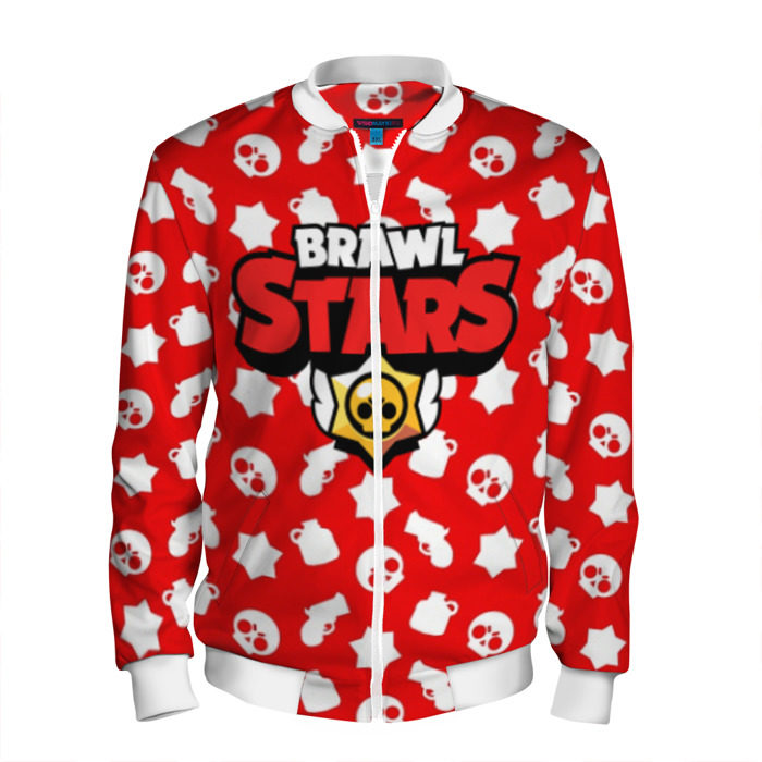 Мужской бомбер 3D BRAWL STARS фото