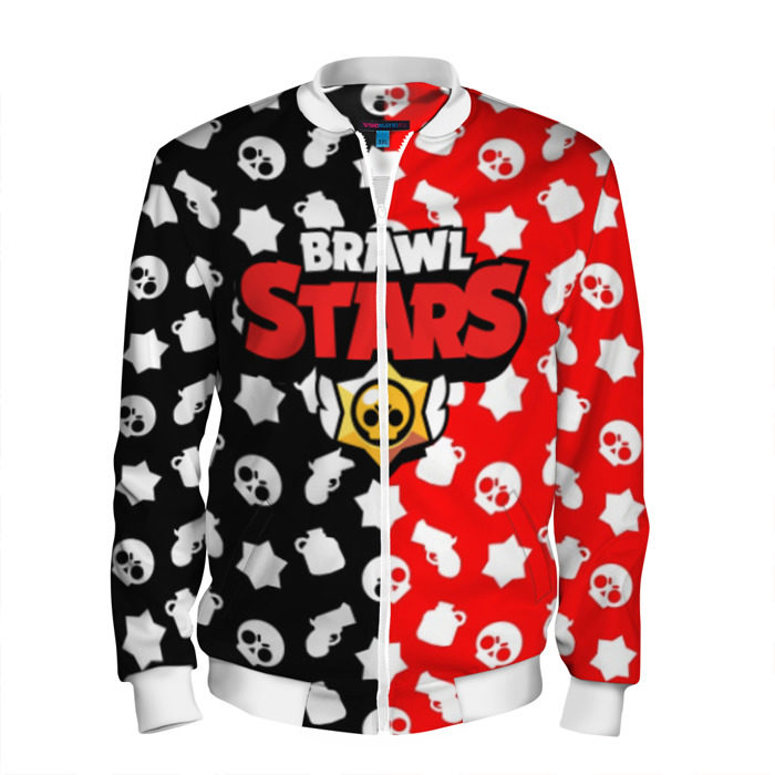 Мужской бомбер 3D BRAWL STARS фото