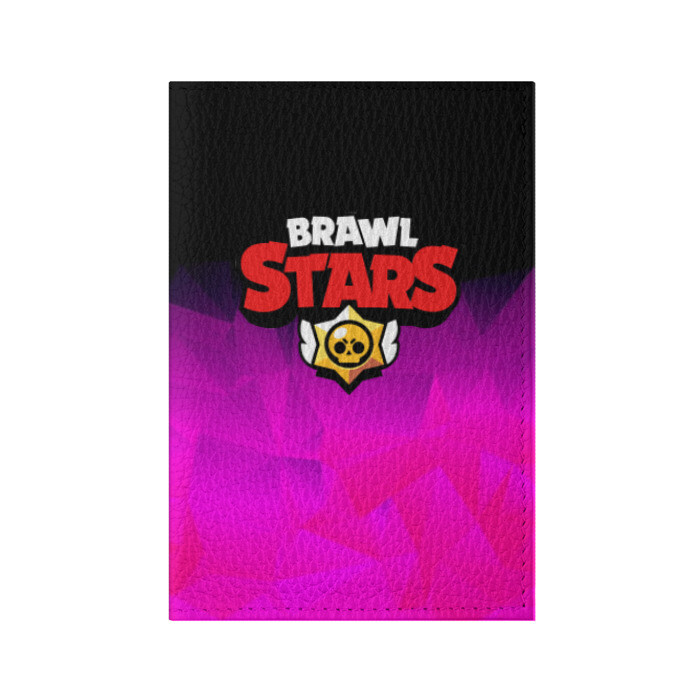 Обложка для паспорта матовая кожа BRAWL STARS CRYSTALES фото