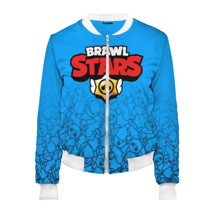 Женский бомбер 3D BRAWL STARS фото