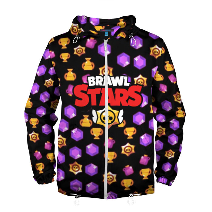Мужская ветровка 3D BRAWL STARS фото