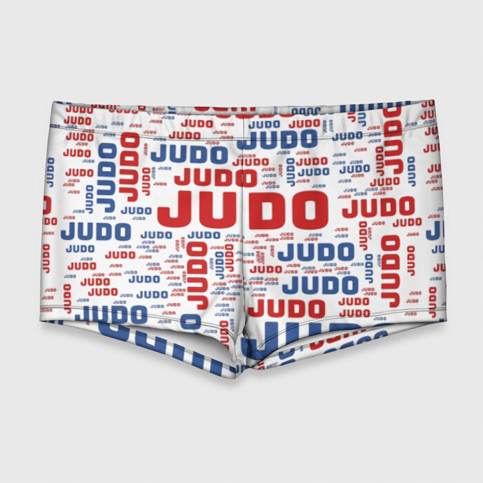 Мужские купальные плавки 3D Дзюдо фото