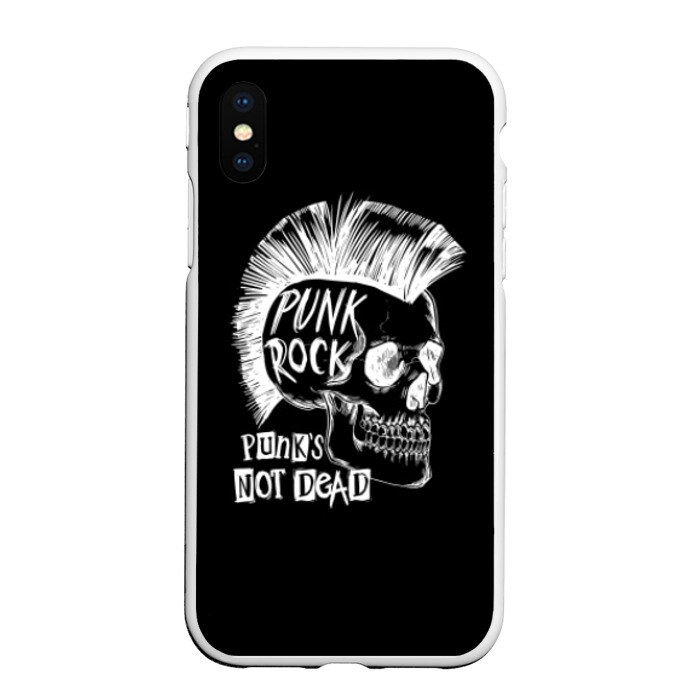 Чехол для iPhone XS Max матовый Панки не умирают фото