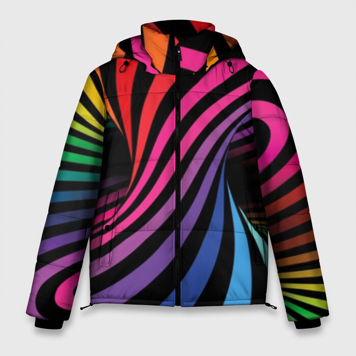 Мужская зимняя куртка 3D Метаморфозы фото