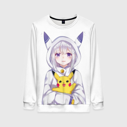 Женский свитшот 3D My Pika фото