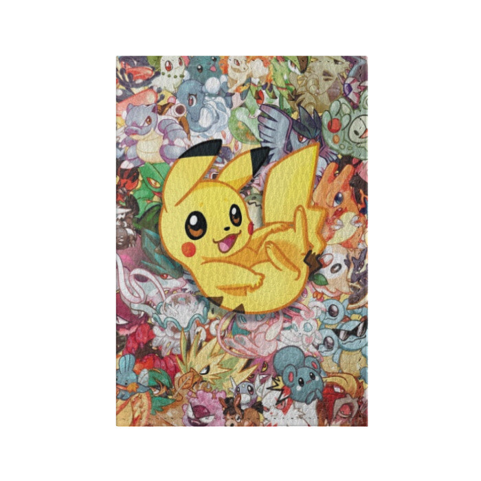 Обложка для паспорта матовая кожа Покемоны фото