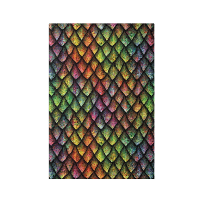 Обложка для паспорта матовая кожа Чешуя дракона фото