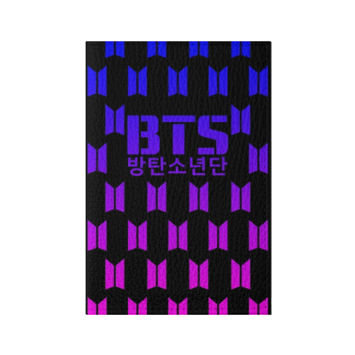 Обложка для паспорта матовая кожа BTS [5] фото