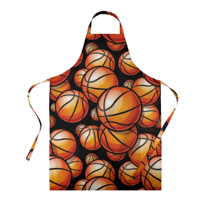 Фартук 3D Баскетбольные мячи фото