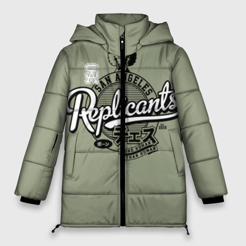 Женская зимняя куртка 3D Бегущий по лезвию фото