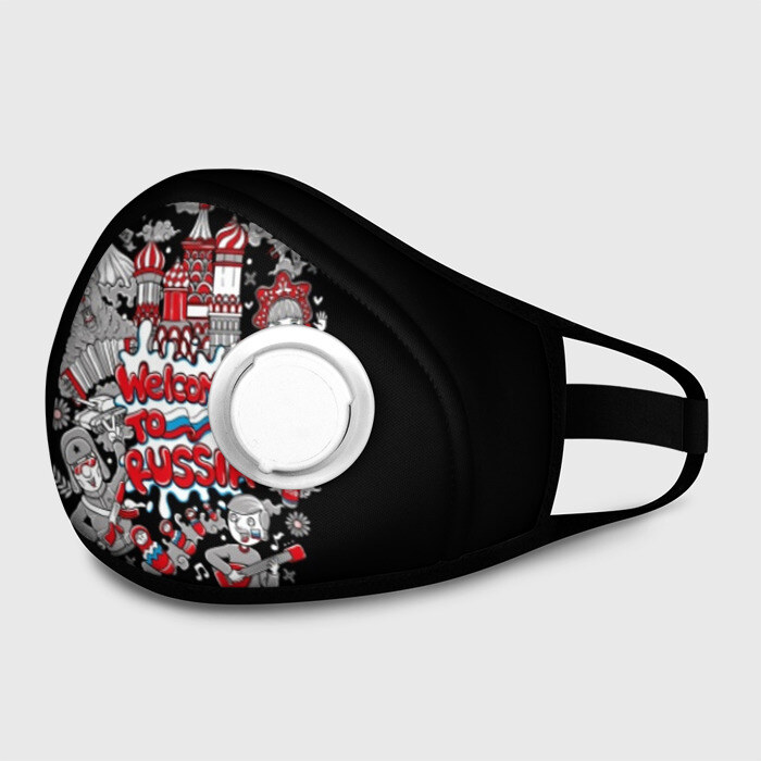 Маска из неопрена Welcome to Russia фото