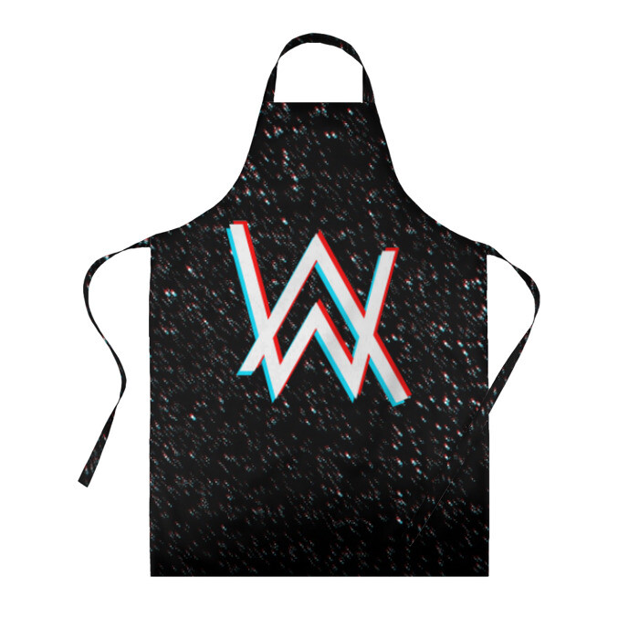 Фартук 3D ALAN WALKER GLITCH фото