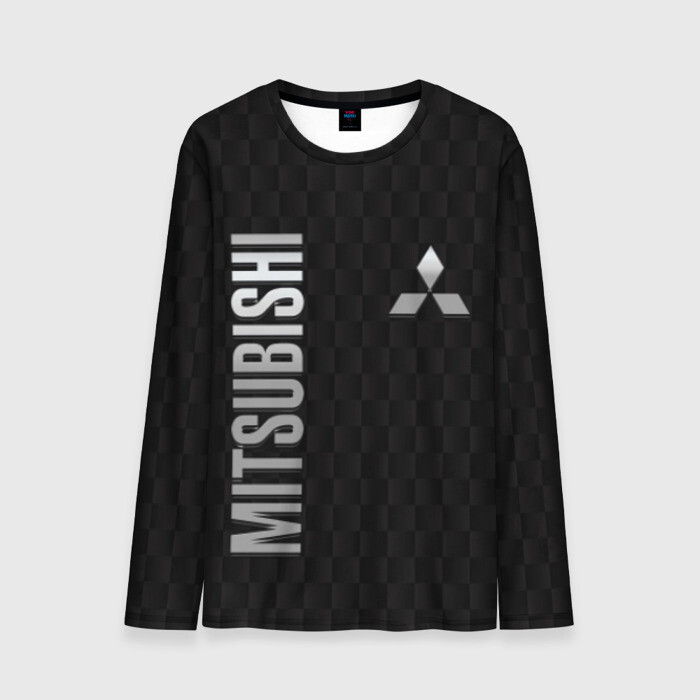 Мужской лонгслив 3D Mitsubishi фото