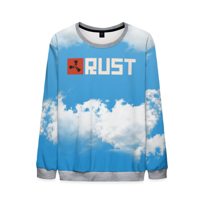 Мужской свитшот 3D Rust фото