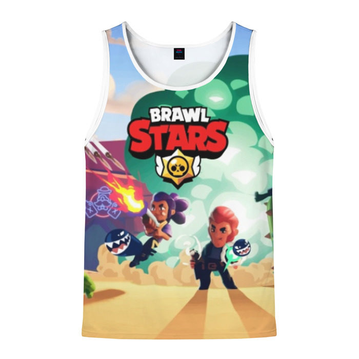 Мужская майка 3D BRAWL STARS фото