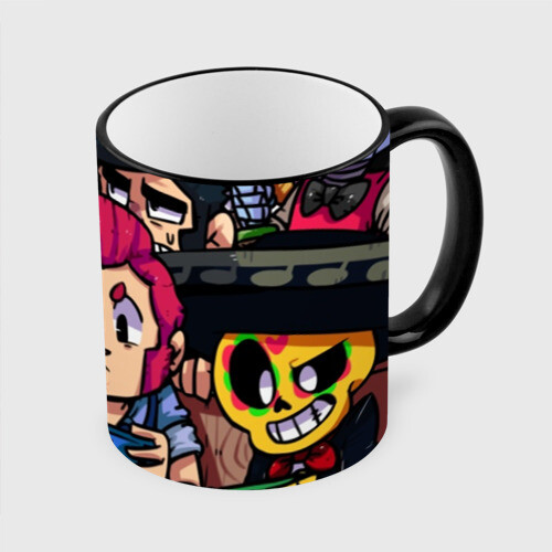 Кружка с полной запечаткой BRAWL STARS фото