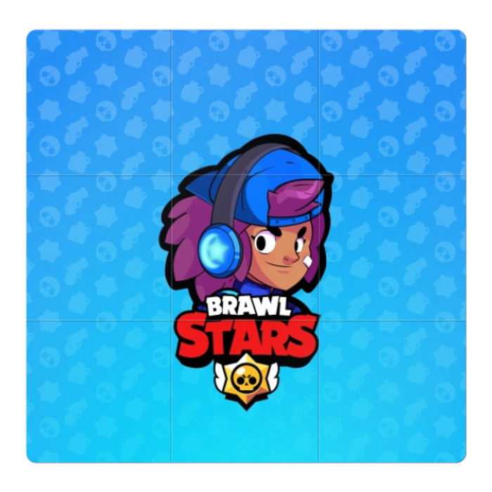 Магнитный плакат 3Х3 Shelly - BRAWL STARS фото