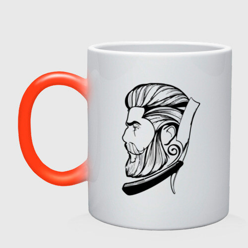 Кружка хамелеон Барбер фото