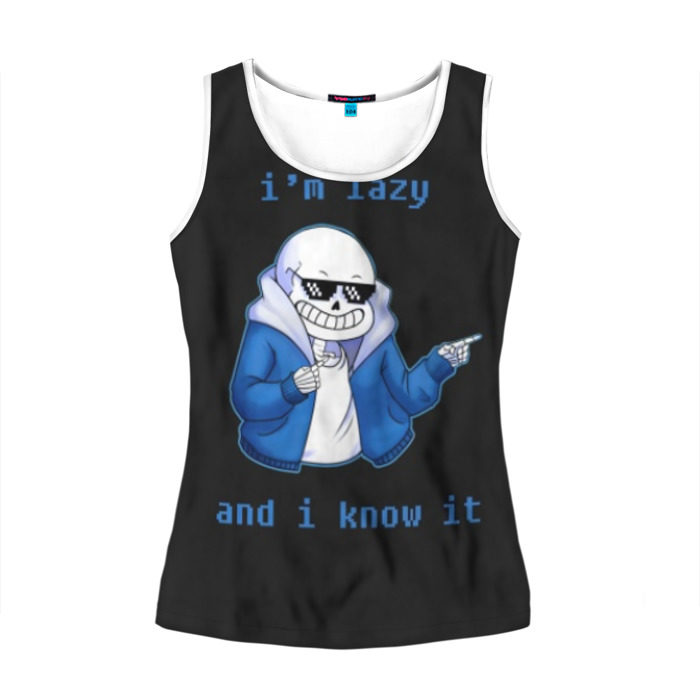 Женская майка 3D Undertale фото