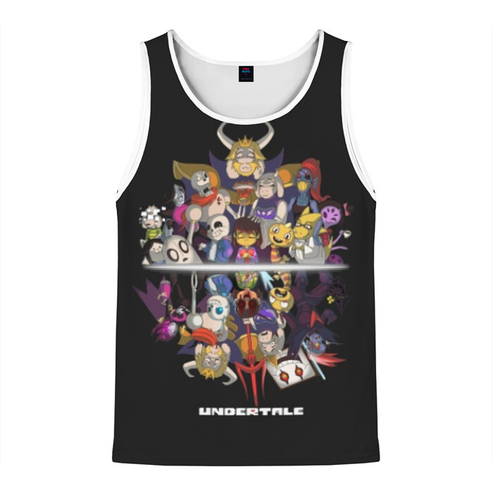 Мужская майка 3D Undertale фото