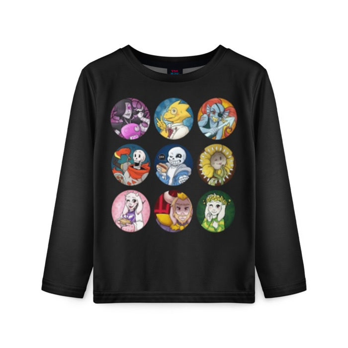Детский лонгслив 3D Undertale фото