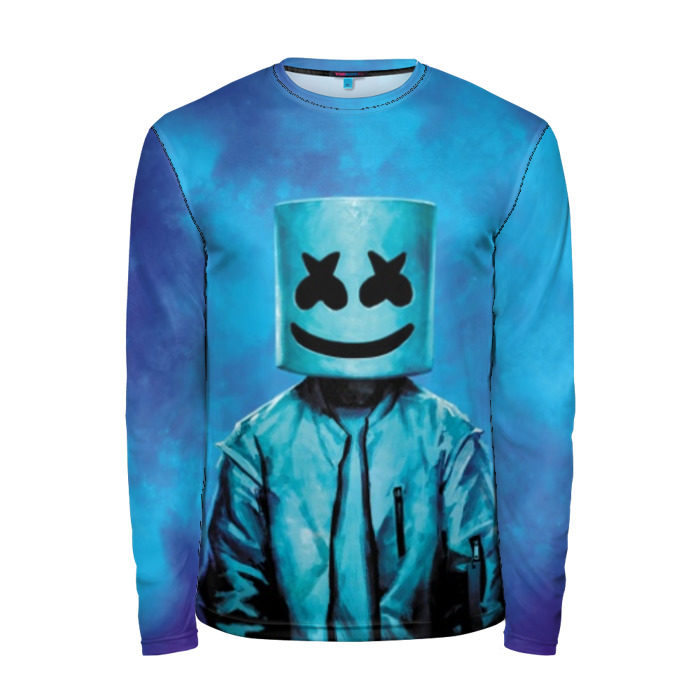 Мужской лонгслив 3D Marshmello фото