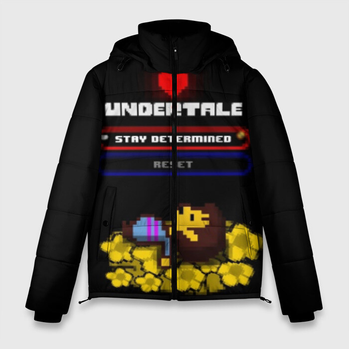 Мужская зимняя куртка 3D Undertale фото