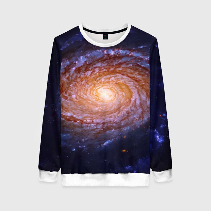Женский свитшот 3D ГАЛАКТИКА фото