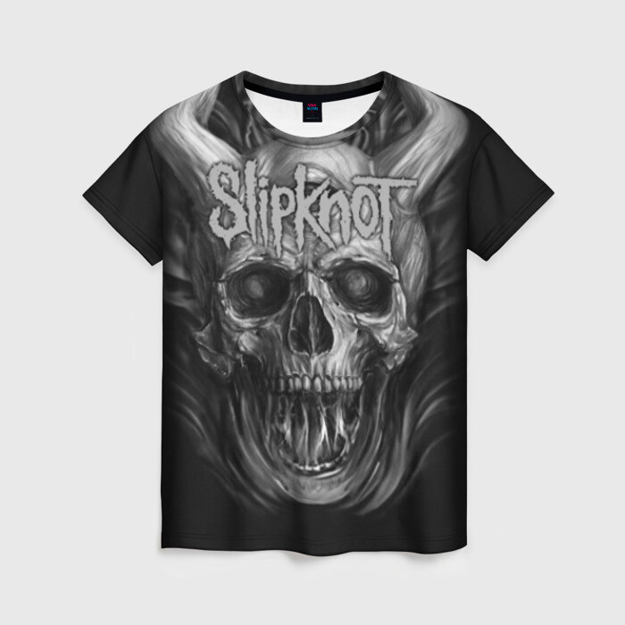 Женская футболка 3D Slipknot фото