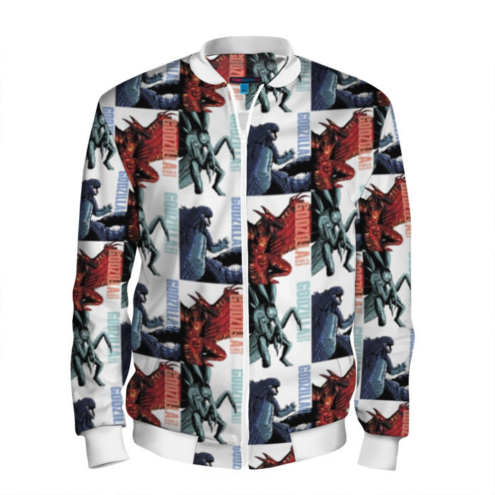 Мужской бомбер 3D Годзилла 2 фото