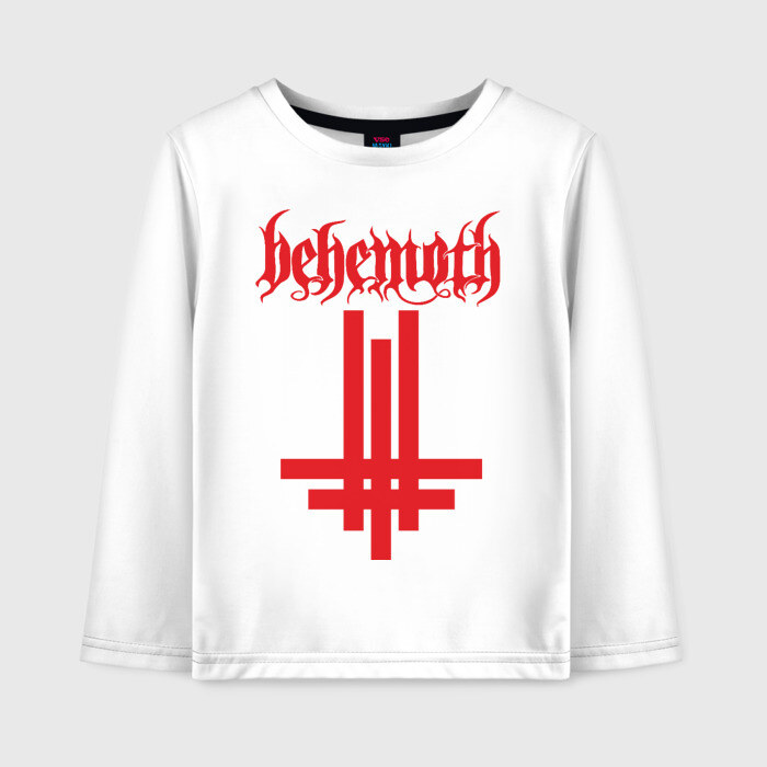 Детский лонгслив хлопок behemoth фото