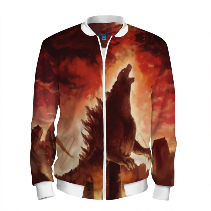 Мужской бомбер 3D GODZILLA фото