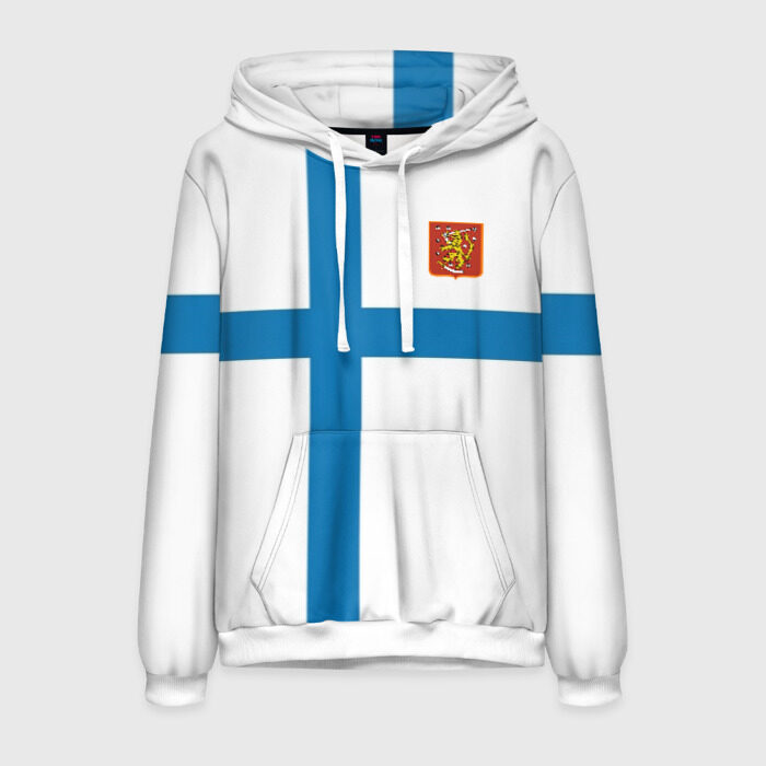 Мужская толстовка 3D Сборная Финляндии фото