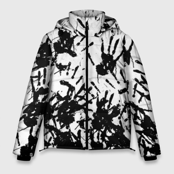 Мужская зимняя куртка 3D Отпечатки - DEATH STRANDING фото