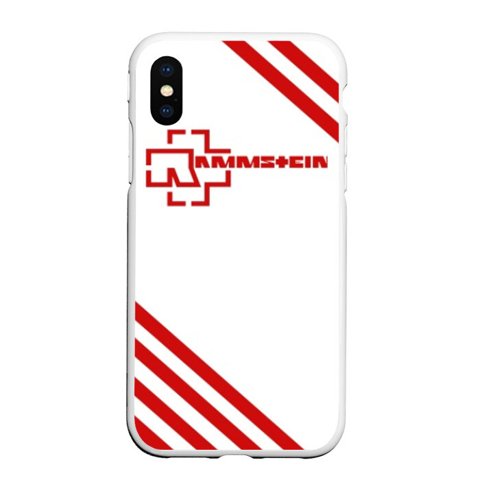 Чехол для iPhone XS Max матовый Rammstein фото