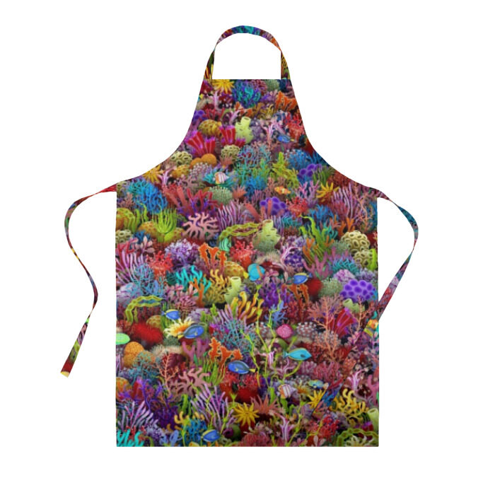 Фартук 3D Коралловый риф фото