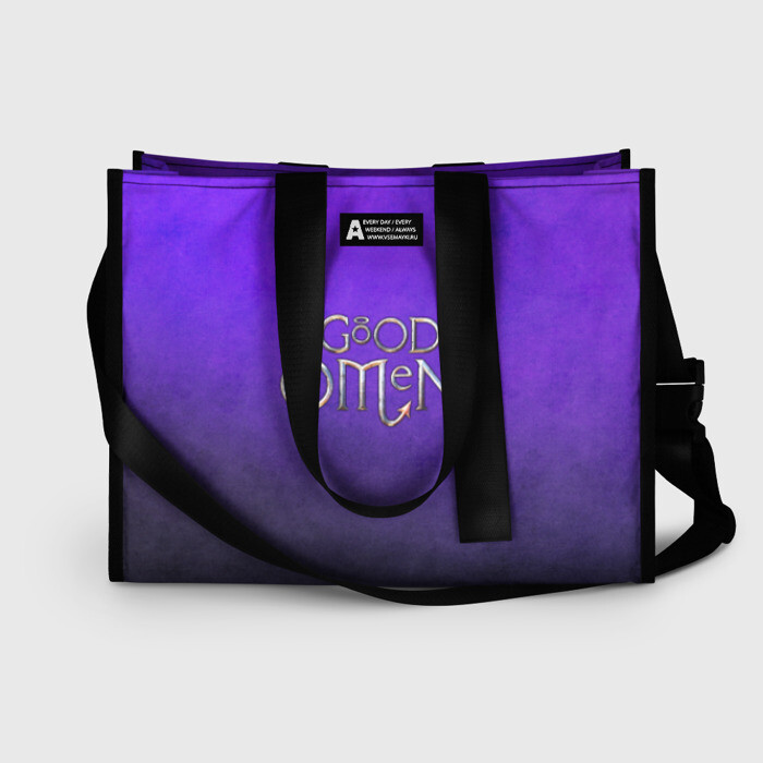 Сумка-шоппер 3D Good Omens фото