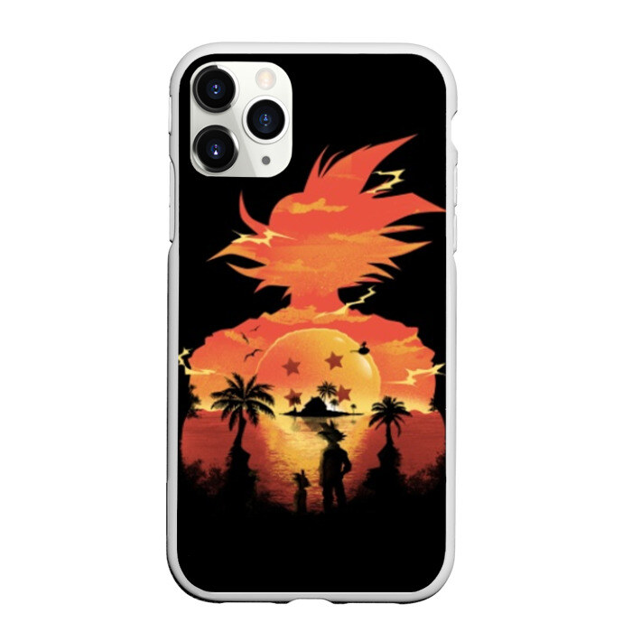 Чехол для iPhone 11 Pro матовый Dragon Ball Illusion фото