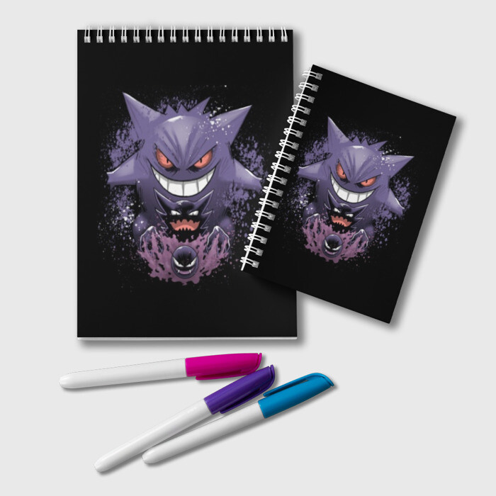 Блокнот Pokemon Gengar Rubber фото