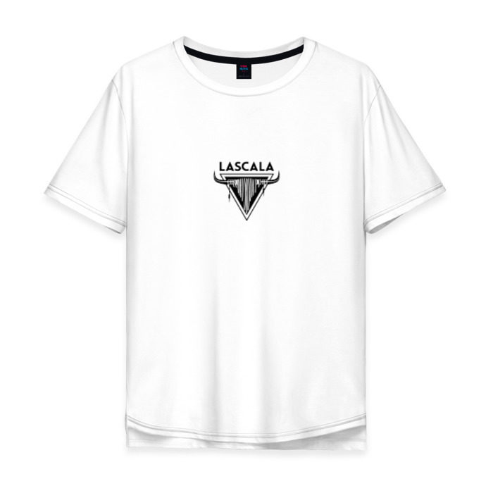 Мужская футболка хлопок Oversize lascala 2 фото