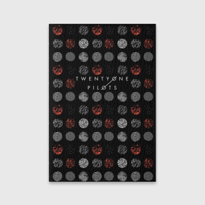 Обложка для паспорта матовая кожа TWENTY ONE PILOTS фото