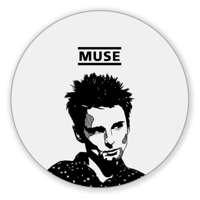 Коврик для мышки круглый Muse фото