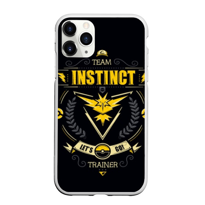Чехол для iPhone 11 Pro матовый Pokemon Team Instinct фото
