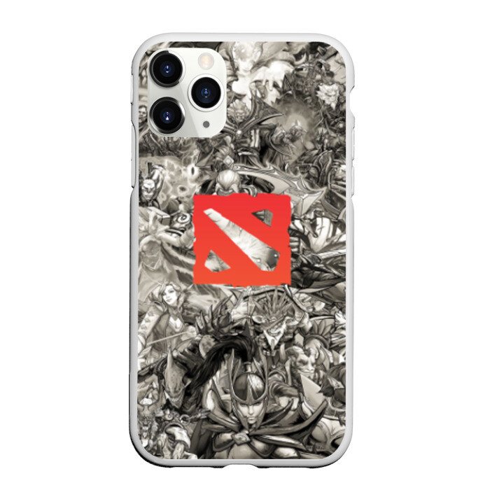 Чехол для iPhone 11 Pro матовый Dota 2 фото